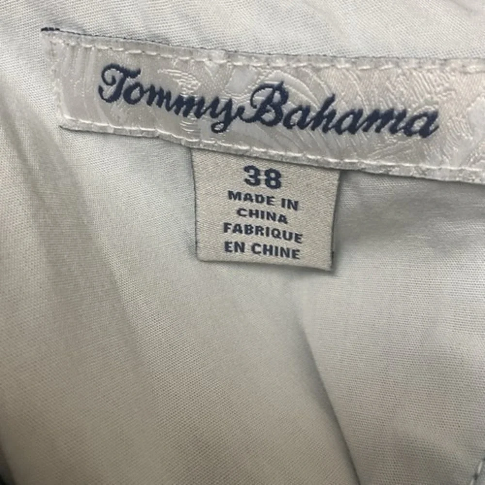 Tommy‎ Bahama Dockside Blue Tahiti Treasure Printed Chino Shorts Men 38 China